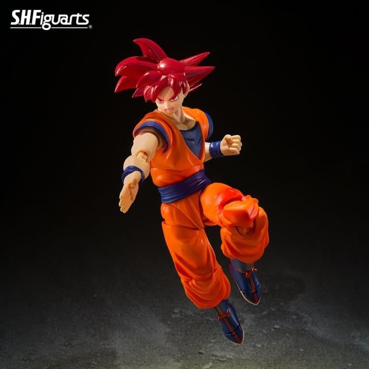 Dragon Ball Super S.H.Figuarts Super Saiyan God Goku (Saiyan God Instilled With the Light of Righteous Hearts) image 8