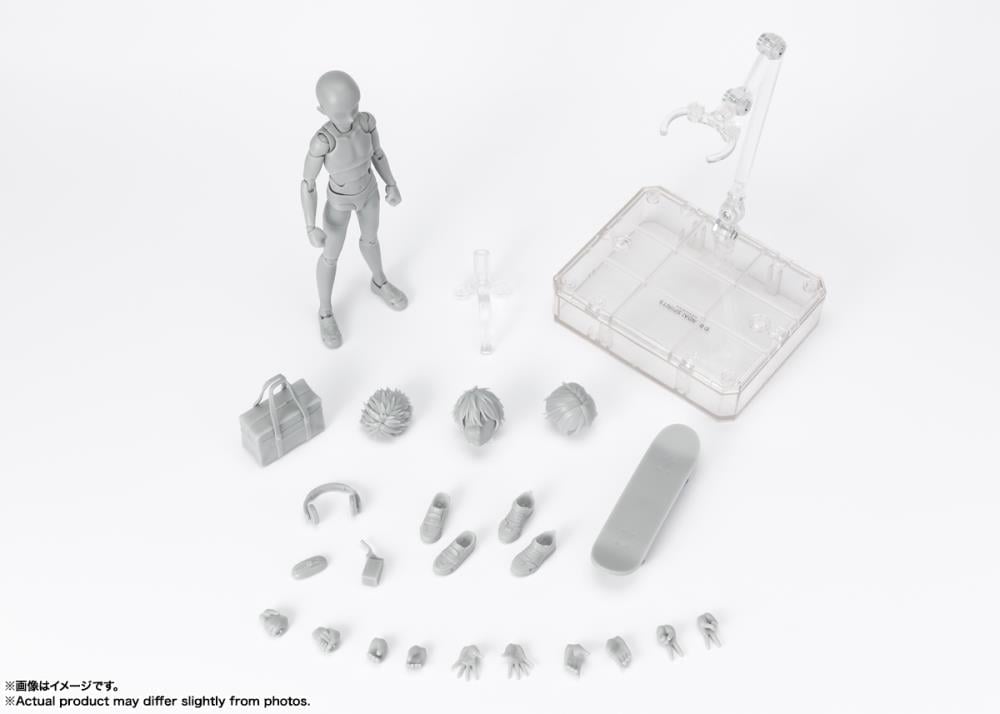 S.H.Figuarts DX Body-kun School Life Edition Set (Gray Color Ver.) image 10