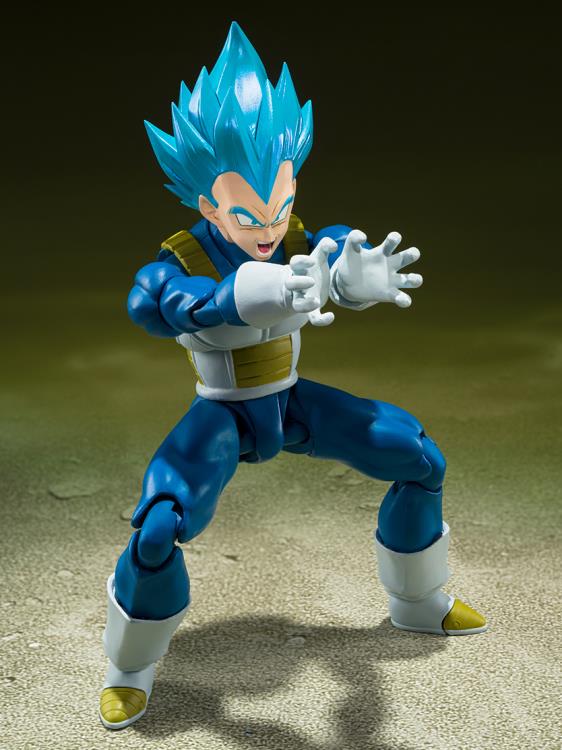 Dragon Ball Super S.H.Figuarts Super Saiyan God Super Saiyan Vegeta (Unwavering Saiyan Pride) image 4