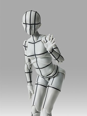 S.H.Figuarts Body-chan Sports Edition (Wireframe Gray Color Ver.) image 2