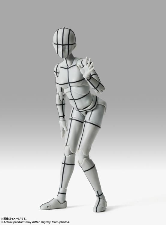 S.H.Figuarts Body-chan Sports Edition (Wireframe Gray Color Ver.) image 3