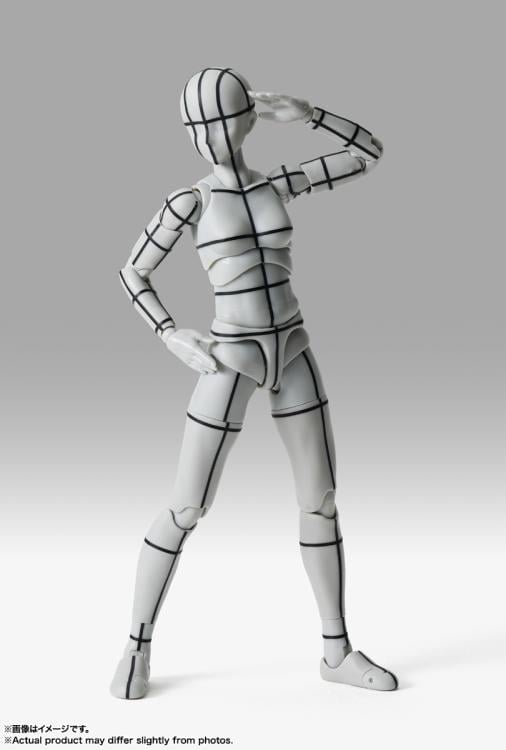 S.H.Figuarts Body-chan Sports Edition (Wireframe Gray Color Ver.) image 4