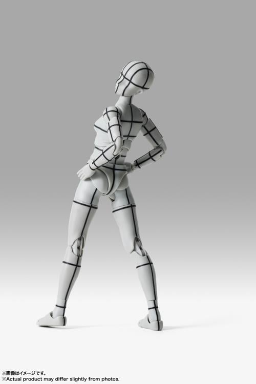 S.H.Figuarts Body-chan Sports Edition (Wireframe Gray Color Ver.) image 5