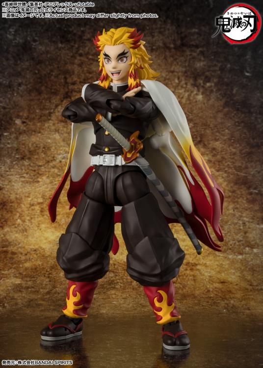Demon Slayer: Kimetsu no Yaiba S.H.Figuarts Kyojuro Rengoku image 4