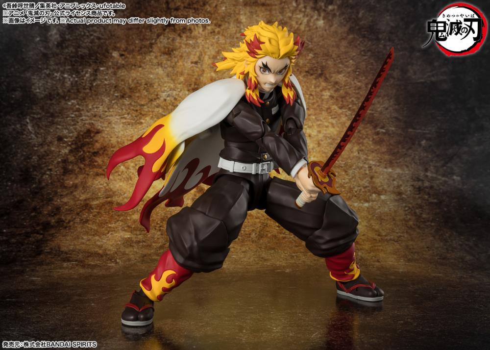 Demon Slayer: Kimetsu no Yaiba S.H.Figuarts Kyojuro Rengoku image 5