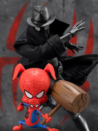 Spider-Man: Across the Spider-Verse S.H.Figuarts Spider-Man Noir & Spider-Ham Set image 2