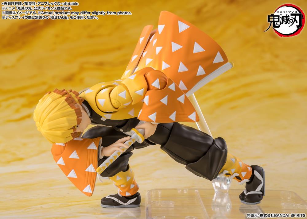 Demon Slayer: Kimetsu no Yaiba S.H.Figuarts Zenitsu Agatsuma image 6