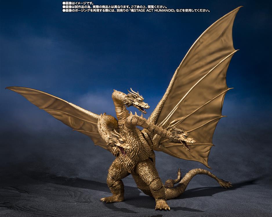 Godzilla vs. Gigan (1972) S.H.MonsterArts King Ghidorah image 5