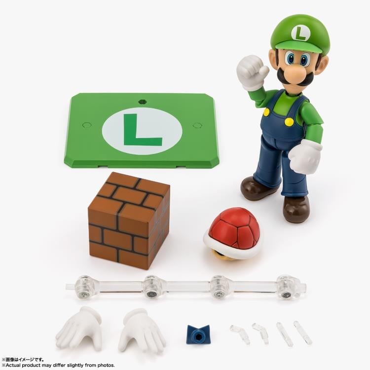 Super Mario S.H.Figuarts Luigi image 7