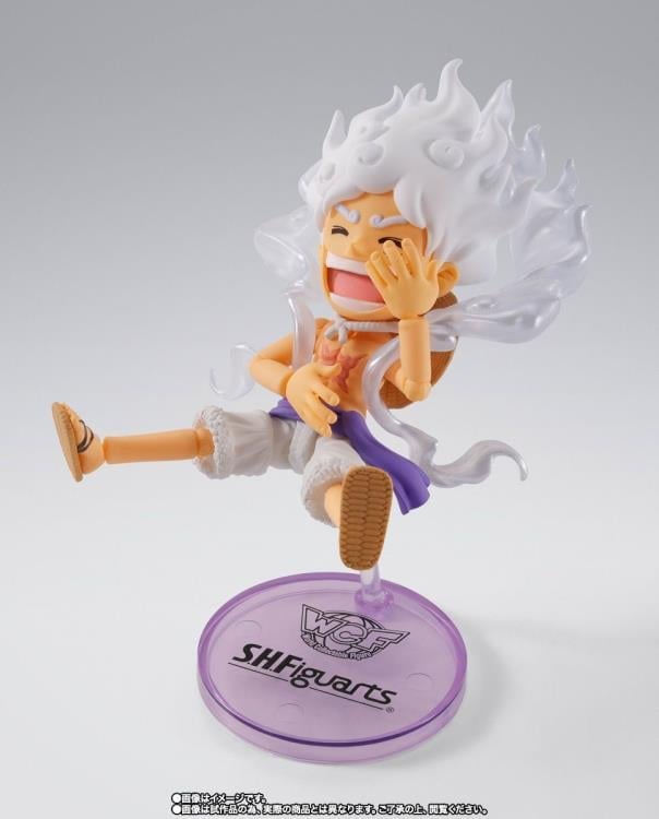 One Piece S.H.Figuarts x World Collectable Figure Monkey D. Luffy (Gear 5 Ver.) Exclusive image 3