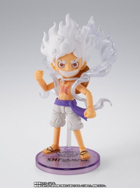 One Piece S.H.Figuarts x World Collectable Figure Monkey D. Luffy (Gear 5 Ver.) Exclusive image 4