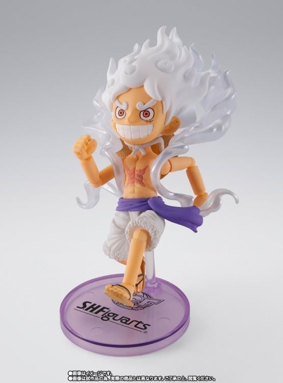 One Piece S.H.Figuarts x World Collectable Figure Monkey D. Luffy (Gear 5 Ver.) Exclusive image 5