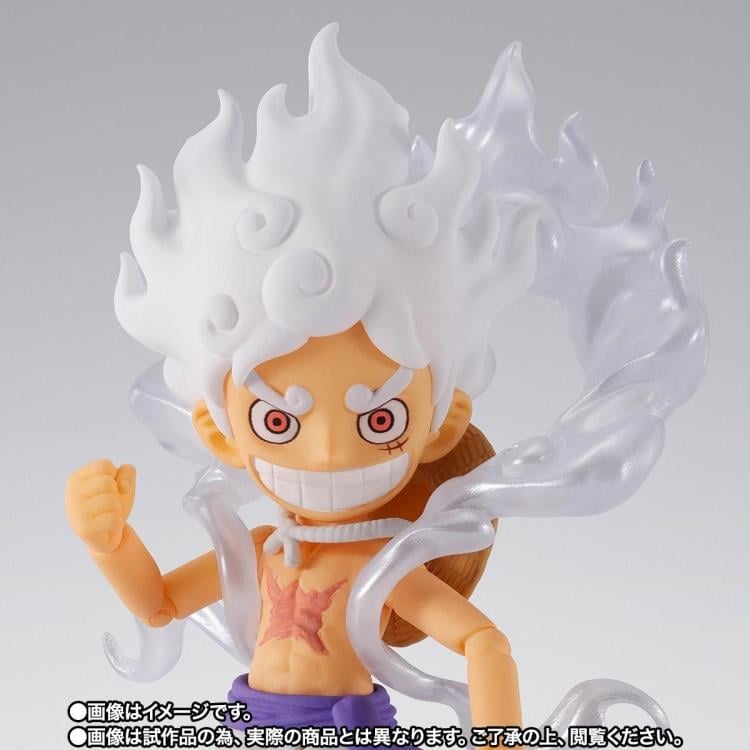One Piece S.H.Figuarts x World Collectable Figure Monkey D. Luffy (Gear 5 Ver.) Exclusive image 8