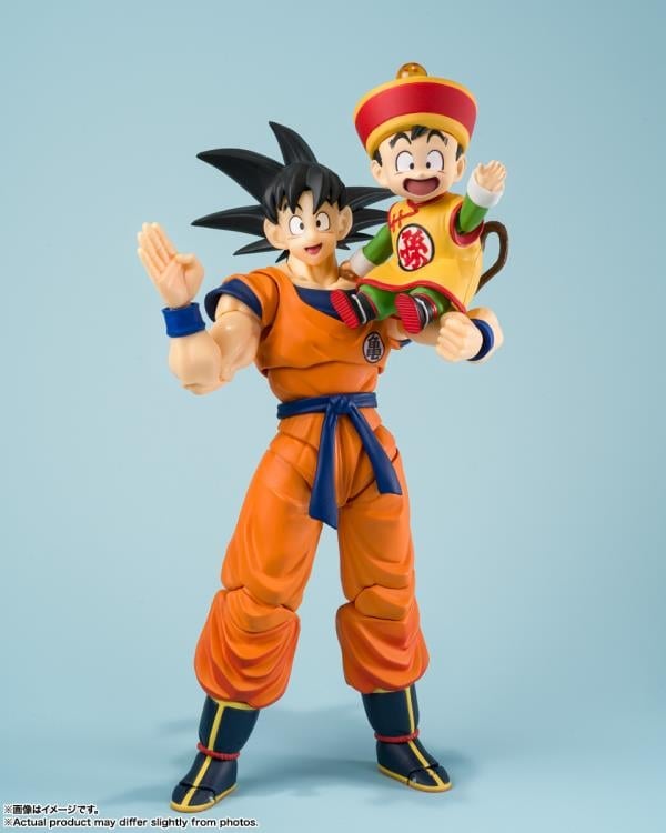 Dragon Ball Z S.H.Figuarts Son Goku & Son Gohan (Childhood) with Nimbus Cloud Exclusive Set image 3
