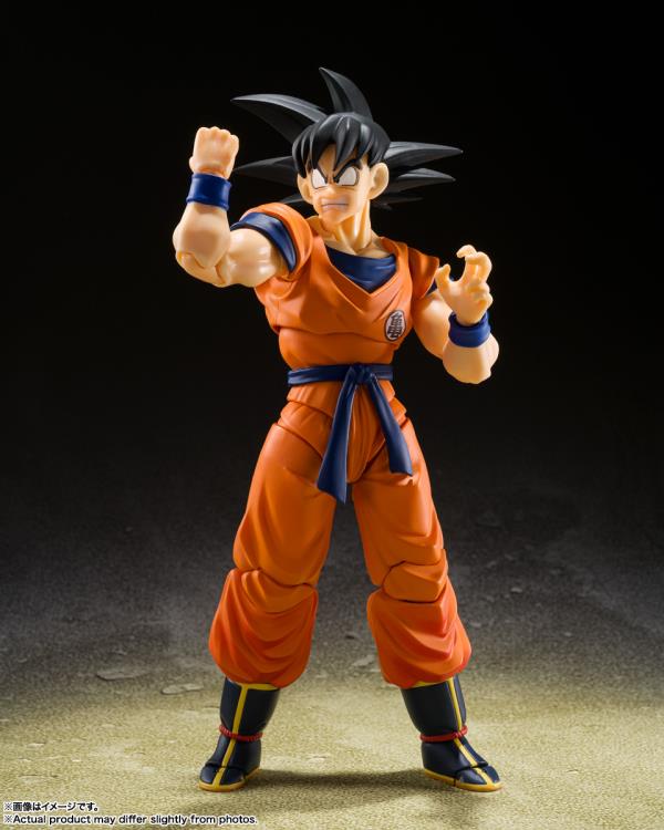 Dragon Ball Z S.H.Figuarts Son Goku & Son Gohan (Childhood) with Nimbus Cloud Exclusive Set image 5