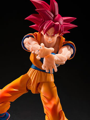 Dragon Ball Super S.H.Figuarts Super Saiyan God Goku (God Aura) image 2