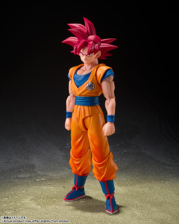 Dragon Ball Super S.H.Figuarts Super Saiyan God Goku (God Aura) image 3