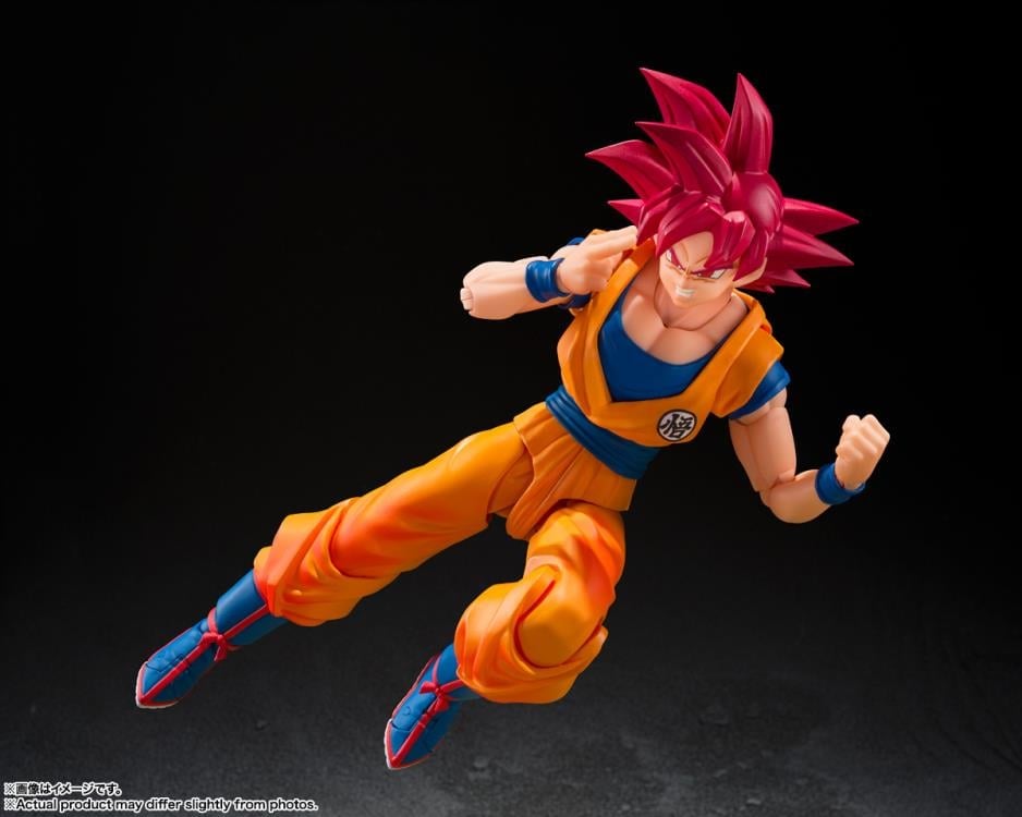 Dragon Ball Super S.H.Figuarts Super Saiyan God Goku (God Aura) image 7