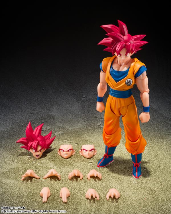 Dragon Ball Super S.H.Figuarts Super Saiyan God Goku (God Aura) image 9