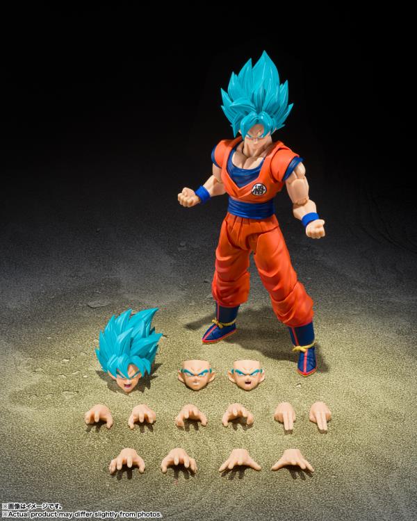 Dragon Ball Super S.H.Figuarts Super Saiyan God Super Saiyan Goku (Blue Power Transcending Limits) image 9