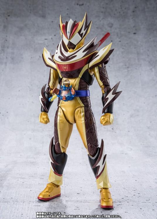 Kamen Rider Gavv S.H.Figuarts Kamen Rider Valen (Frappe Custom Ver.) & Saku To Effect Parts Exclusive Set image 4