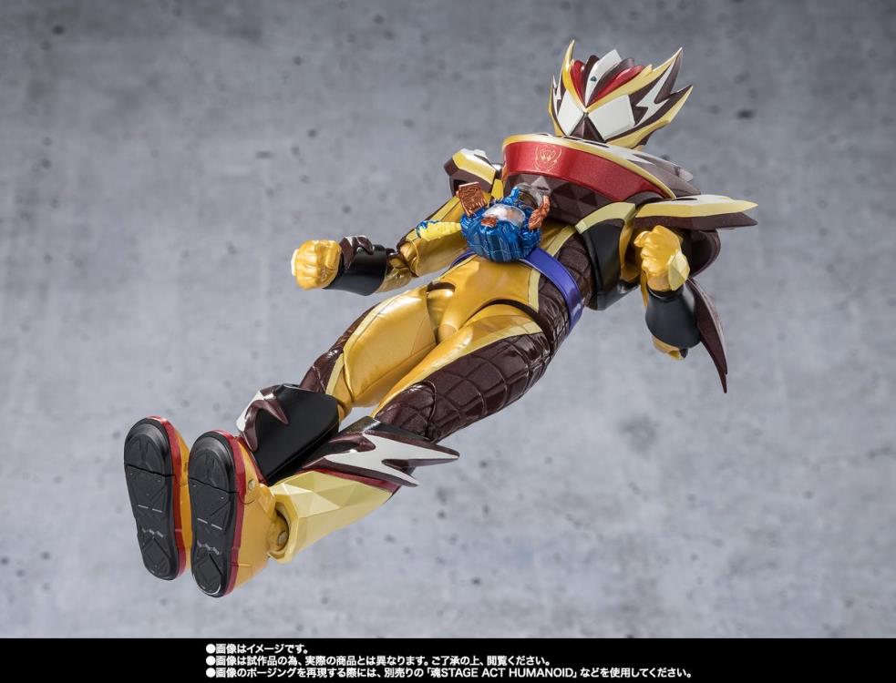 Kamen Rider Gavv S.H.Figuarts Kamen Rider Valen (Frappe Custom Ver.) & Saku To Effect Parts Exclusive Set image 7