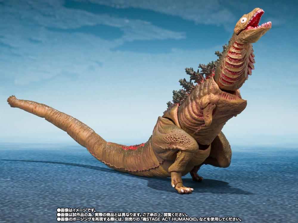 Shin Godzilla S.H.MonsterArts Godzilla 2nd Form & 3rd Form & Giant Unidentified Creature Set image 7