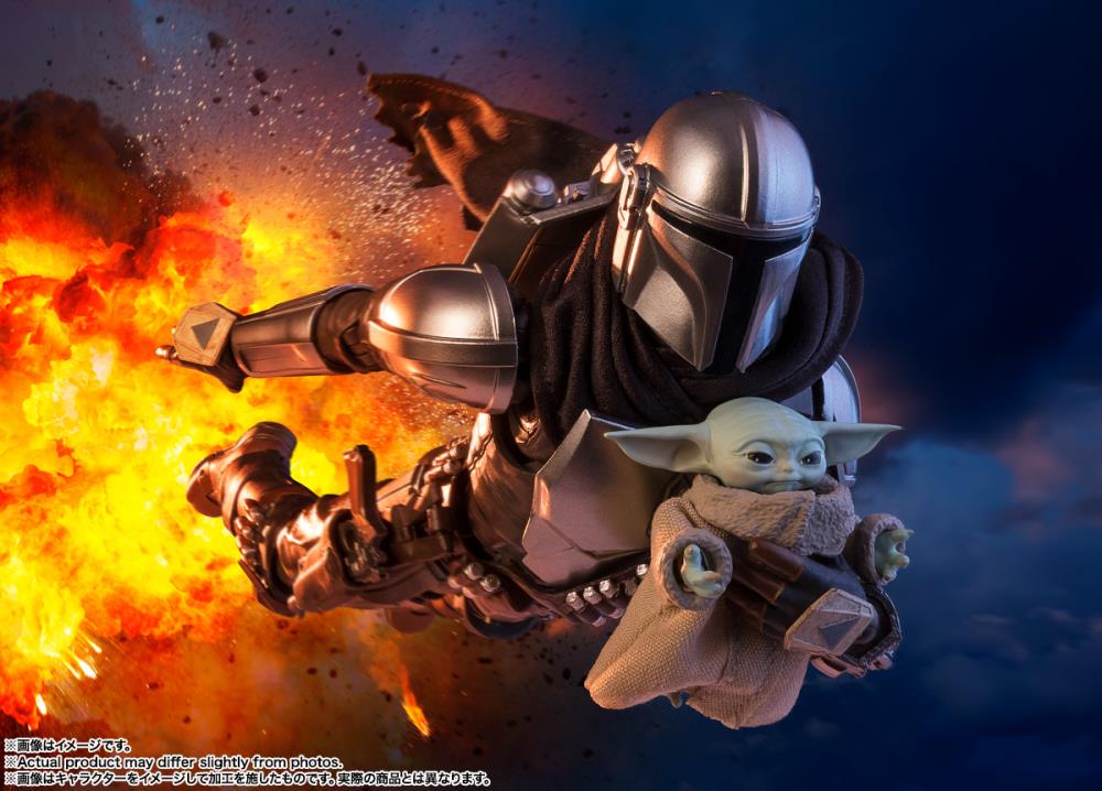 Star Wars: The Mandalorian & Grogu S.H.Figuarts The Mandalorian & Grogu Set image 3
