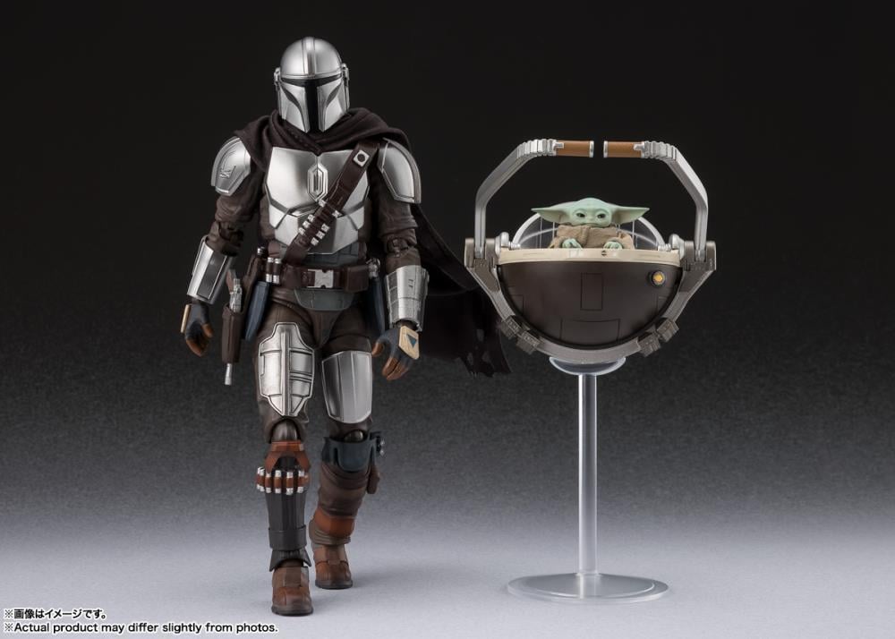 Star Wars: The Mandalorian & Grogu S.H.Figuarts The Mandalorian & Grogu Set image 8