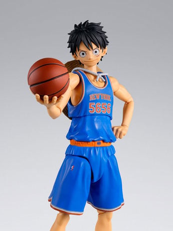 One Piece x NBA S.H.Figuarts Monkey D. Luffy (New York Knicks) Exclusive image 2