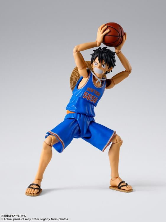 One Piece x NBA S.H.Figuarts Monkey D. Luffy (New York Knicks) Exclusive image 5