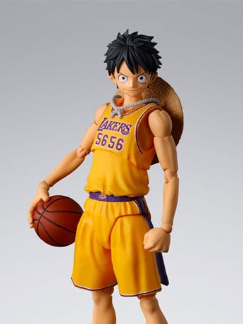 One Piece x NBA S.H.Figuarts Monkey D. Luffy (Los Angeles Lakers) Exclusive image 2