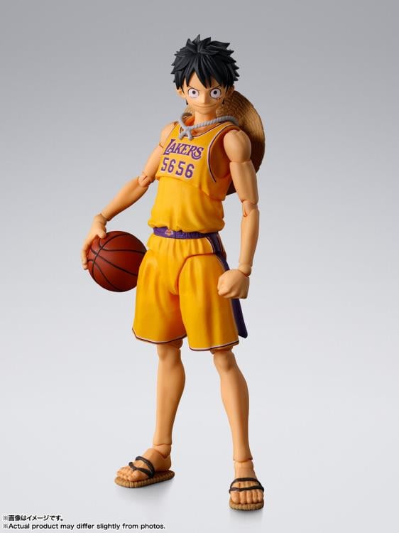 One Piece x NBA S.H.Figuarts Monkey D. Luffy (Los Angeles Lakers) Exclusive image 4