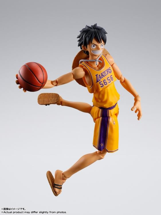 One Piece x NBA S.H.Figuarts Monkey D. Luffy (Los Angeles Lakers) Exclusive image 6