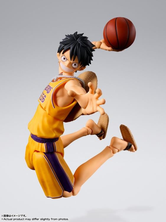 One Piece x NBA S.H.Figuarts Monkey D. Luffy (Los Angeles Lakers) Exclusive image 7