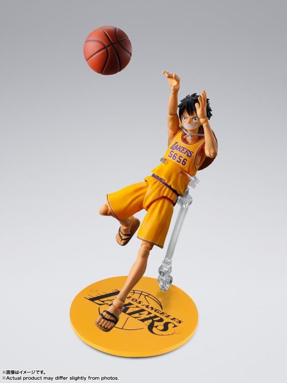 One Piece x NBA S.H.Figuarts Monkey D. Luffy (Los Angeles Lakers) Exclusive image 8