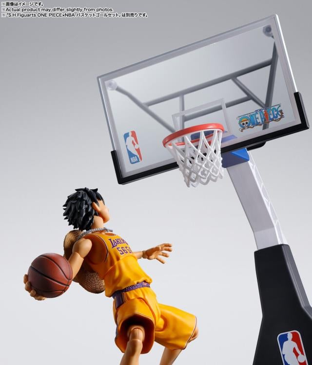 One Piece x NBA S.H.Figuarts Monkey D. Luffy (Los Angeles Lakers) Exclusive image 9