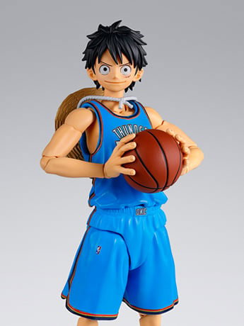 One Piece x NBA S.H.Figuarts Monkey D. Luffy (Oklahoma City Thunder) Exclusive image 2