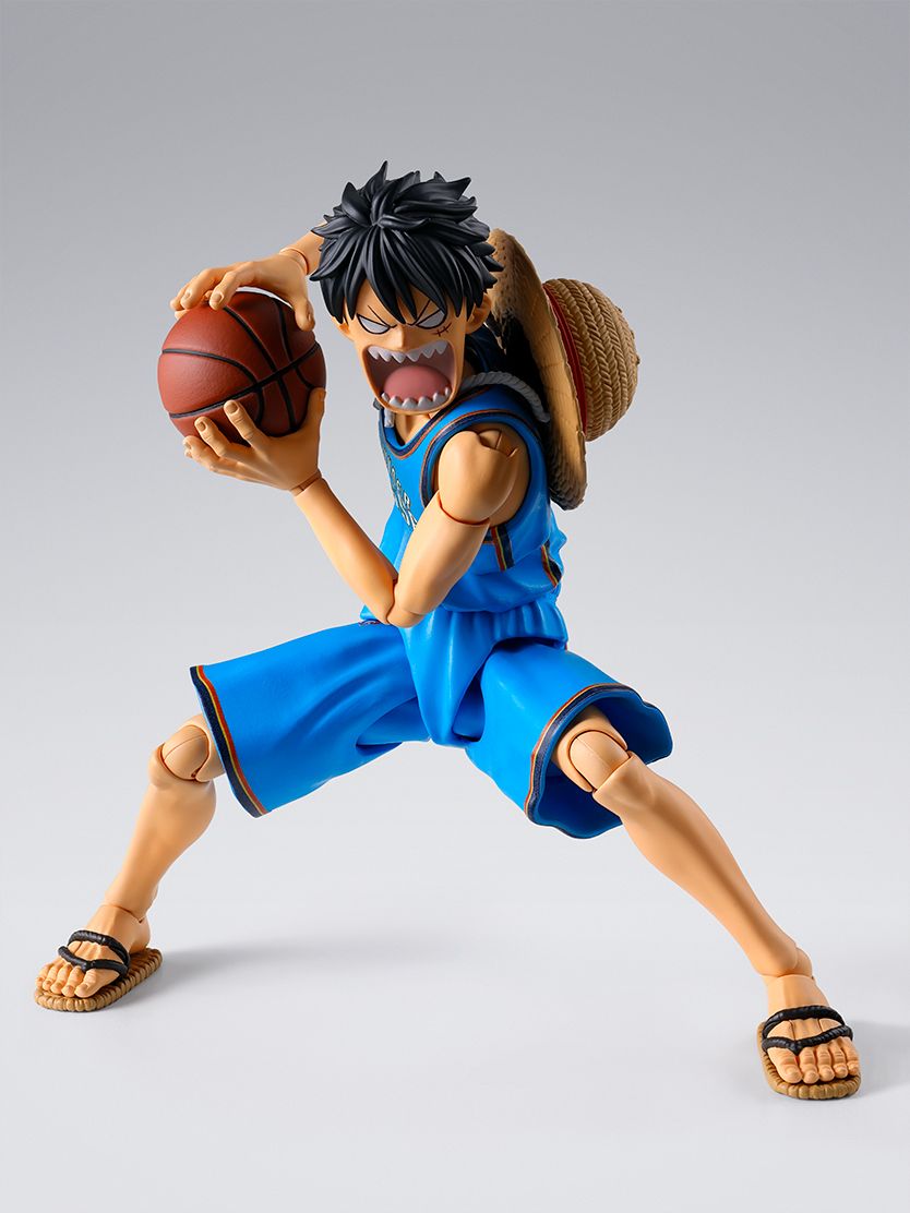 One Piece x NBA S.H.Figuarts Monkey D. Luffy (Oklahoma City Thunder) Exclusive image 4