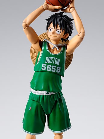One Piece x NBA S.H.Figuarts Monkey D. Luffy (Boston Celtics) Exclusive image 2