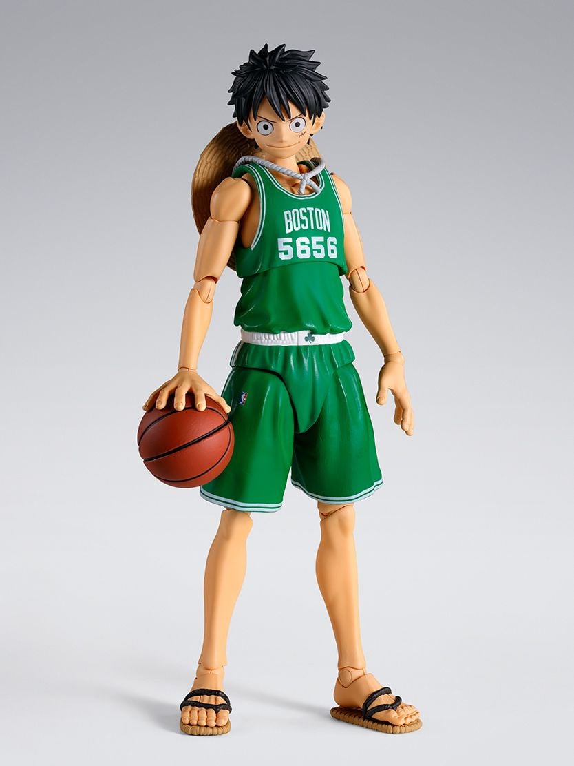 One Piece x NBA S.H.Figuarts Monkey D. Luffy (Boston Celtics) Exclusive image 3