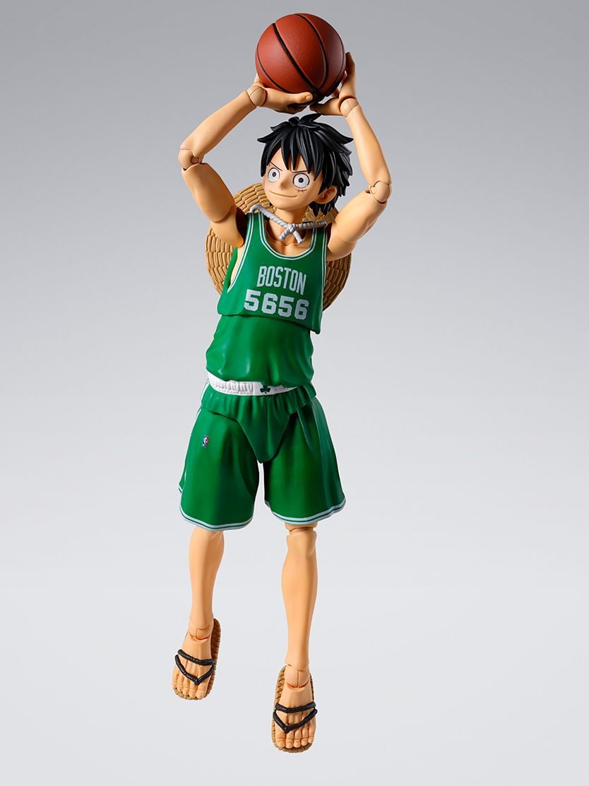 One Piece x NBA S.H.Figuarts Monkey D. Luffy (Boston Celtics) Exclusive image 4