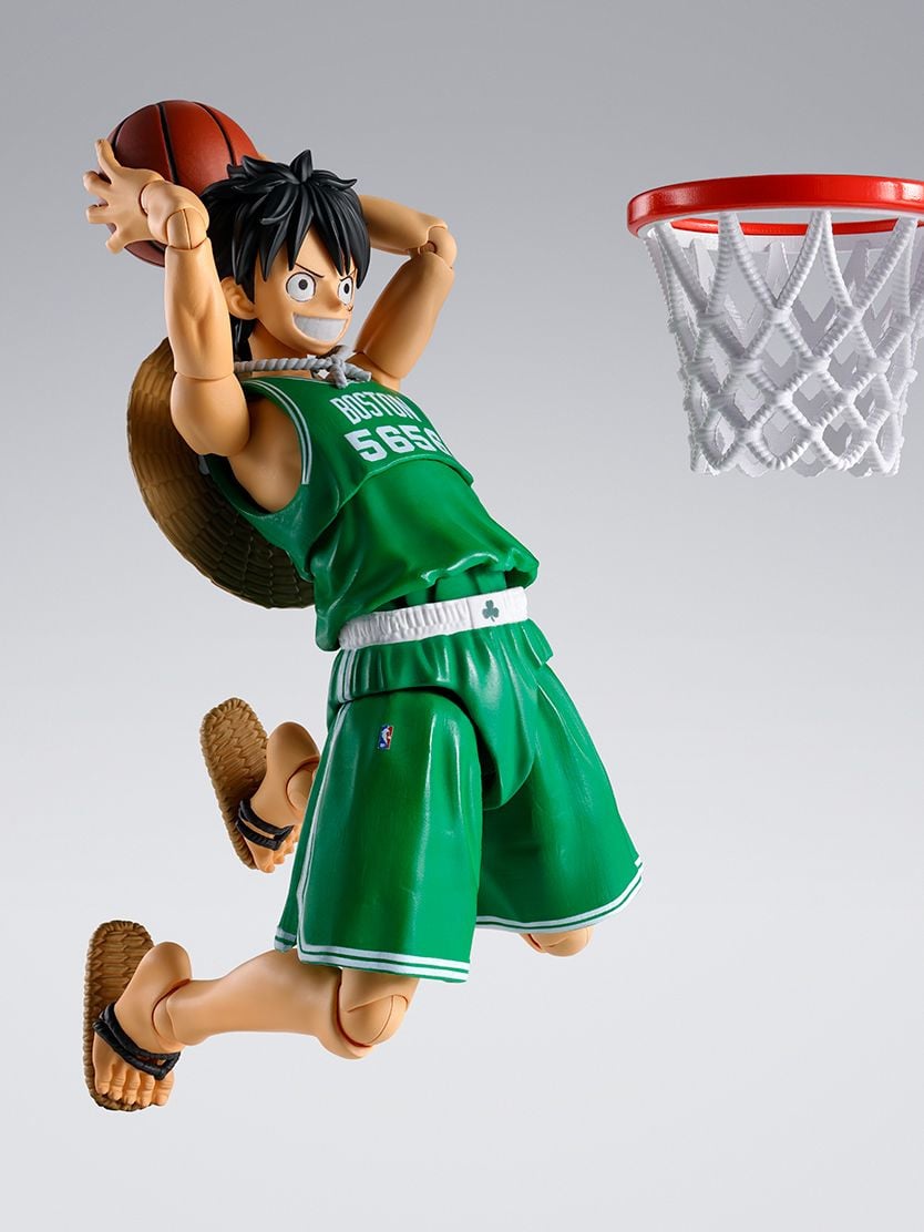 One Piece x NBA S.H.Figuarts Monkey D. Luffy (Boston Celtics) Exclusive image 5