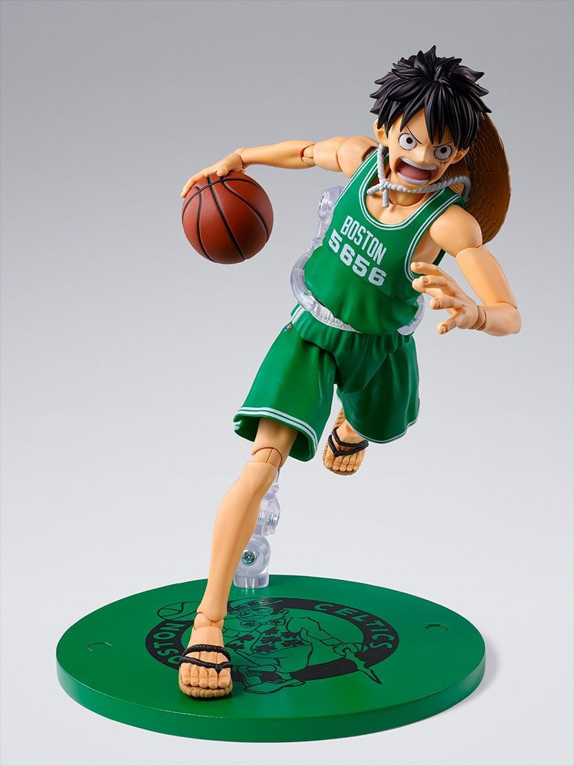 One Piece x NBA S.H.Figuarts Monkey D. Luffy (Boston Celtics) Exclusive image 6