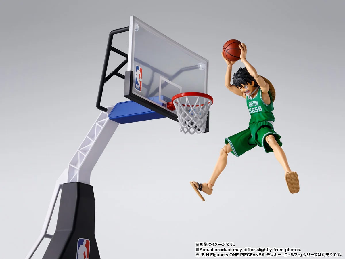 One Piece x NBA S.H.Figuarts Monkey D. Luffy (Boston Celtics) Exclusive image 9