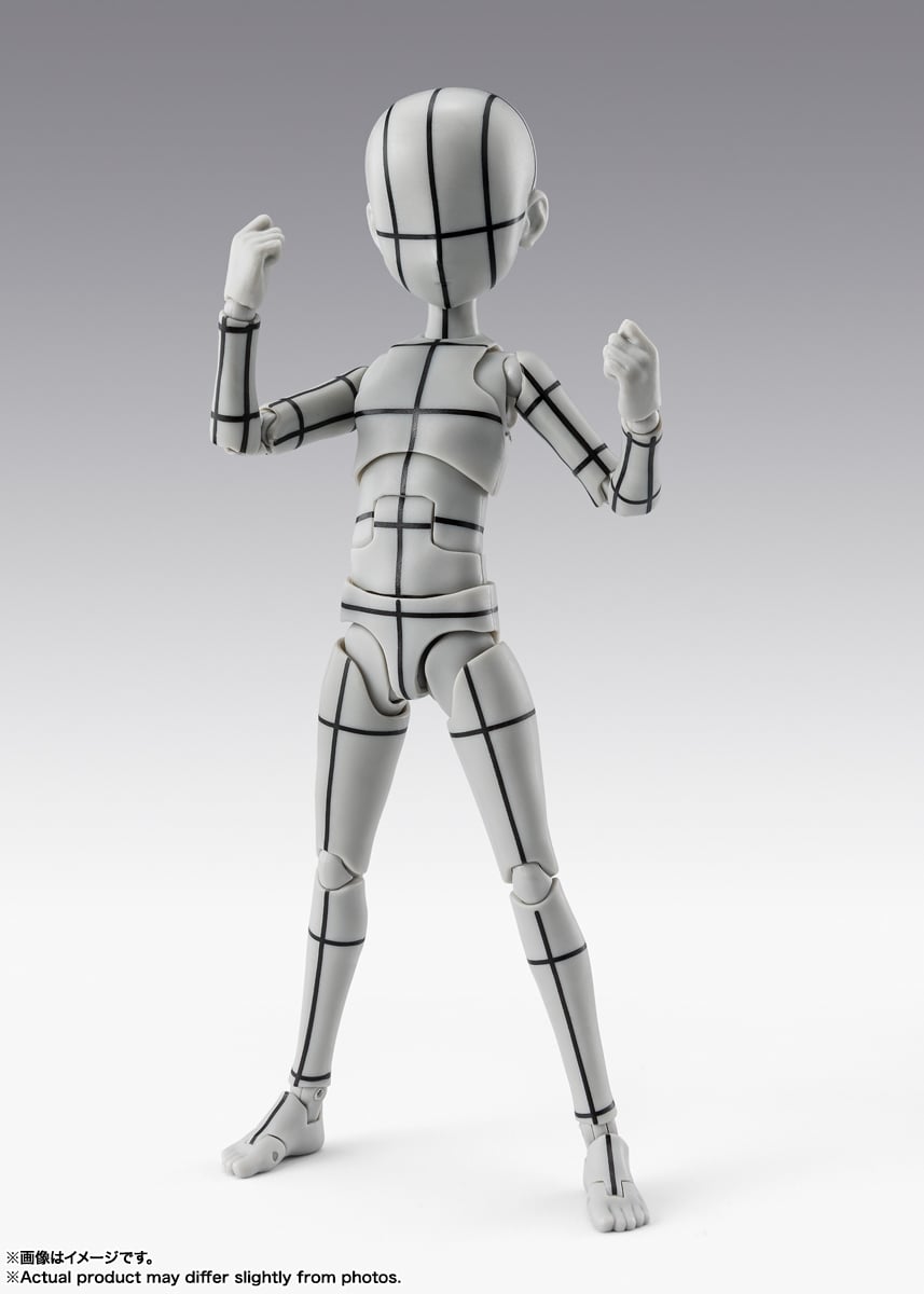 S.H.Figuarts Body-kun Ken Sugimori Edition (Wireframe Gray Color Ver.) image 3