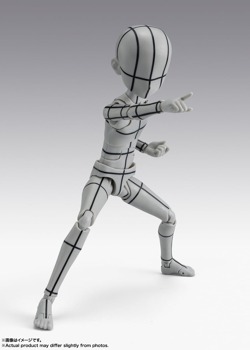 S.H.Figuarts Body-kun Ken Sugimori Edition (Wireframe Gray Color Ver.) image 4