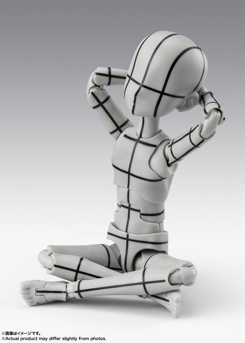 S.H.Figuarts Body-kun Ken Sugimori Edition (Wireframe Gray Color Ver.) image 5
