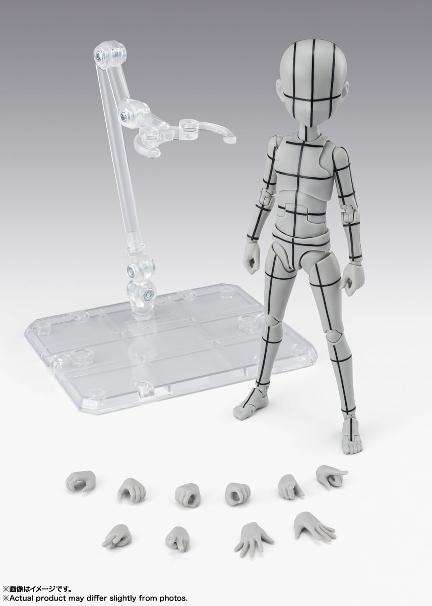 S.H.Figuarts Body-kun Ken Sugimori Edition (Wireframe Gray Color Ver.) image 8