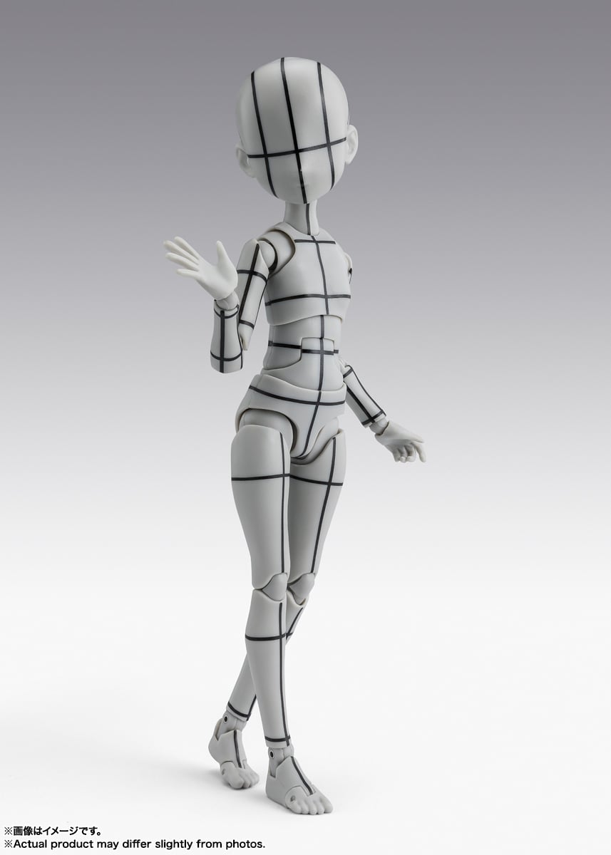 S.H.Figuarts Body-chan Ken Sugimori Edition (Wireframe Gray Color Ver.) image 3